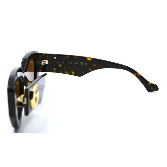 COPY - GUCCI GG1421S 002 HAVANA BROWN AUTHENTIC SUNGLASSES - Picture 10 of 14